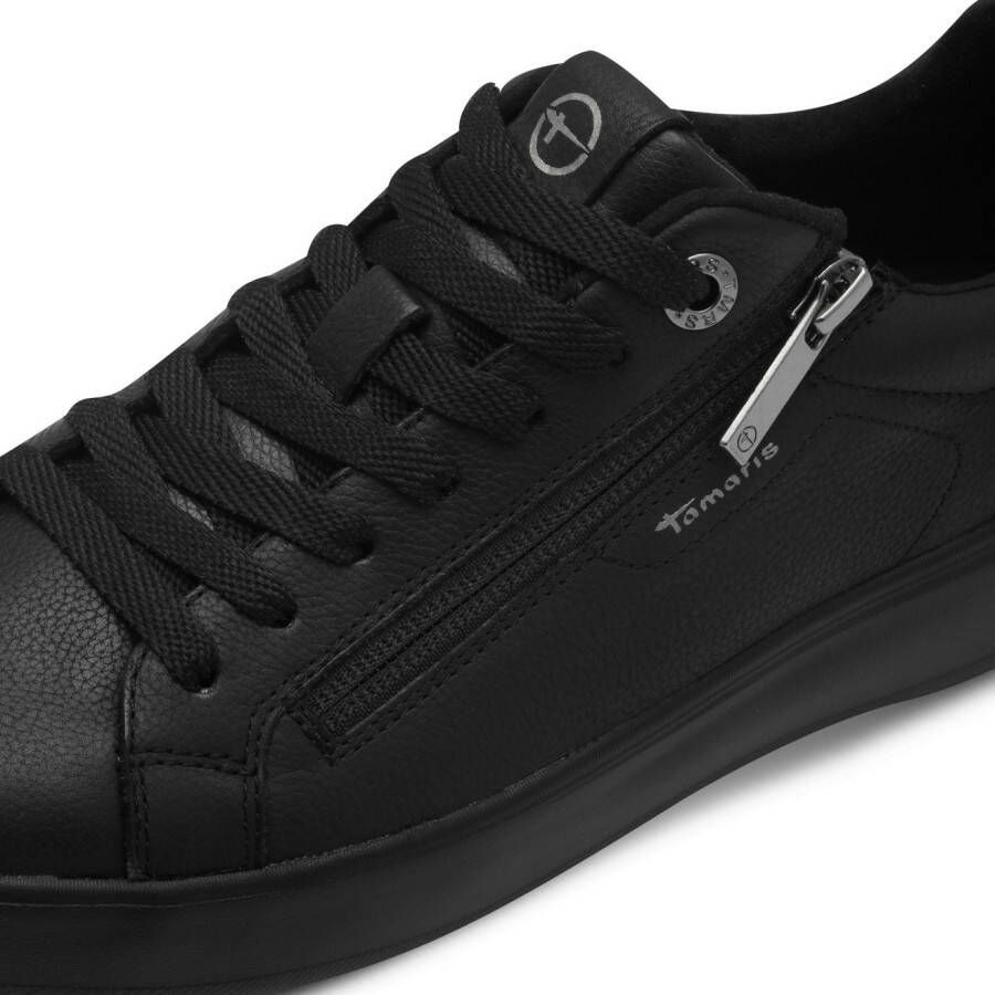 Tamaris Plateausneakers vrije tijd schoen lage schoen veterschoen met sierstiksels