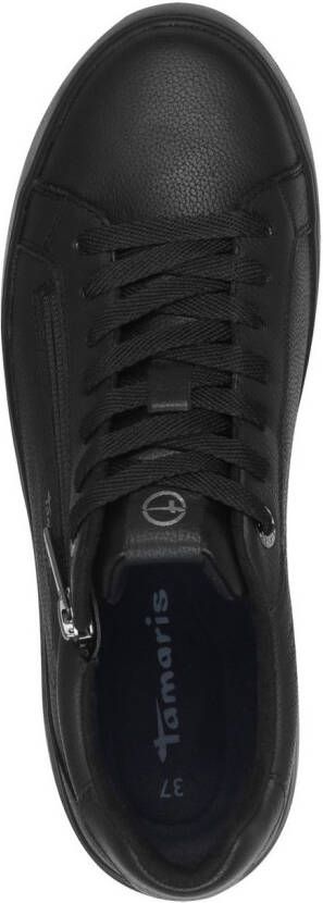 Tamaris Plateausneakers vrije tijd schoen lage schoen veterschoen met sierstiksels