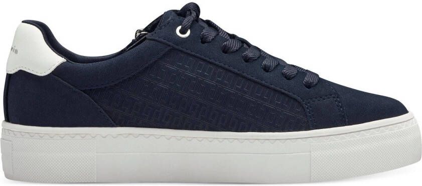 Tamaris Plateausneakers vrijetijdsschoen lage schoen veterschoen in vegan uitvoering