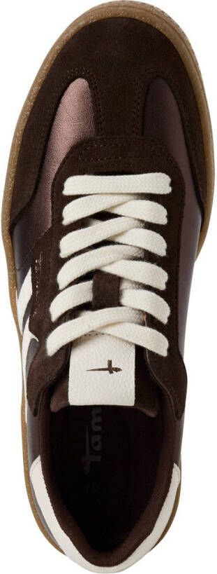Tamaris Plateausneakers vrijetijdsschoen halfschoen veterschoen met gepolsterde schacht