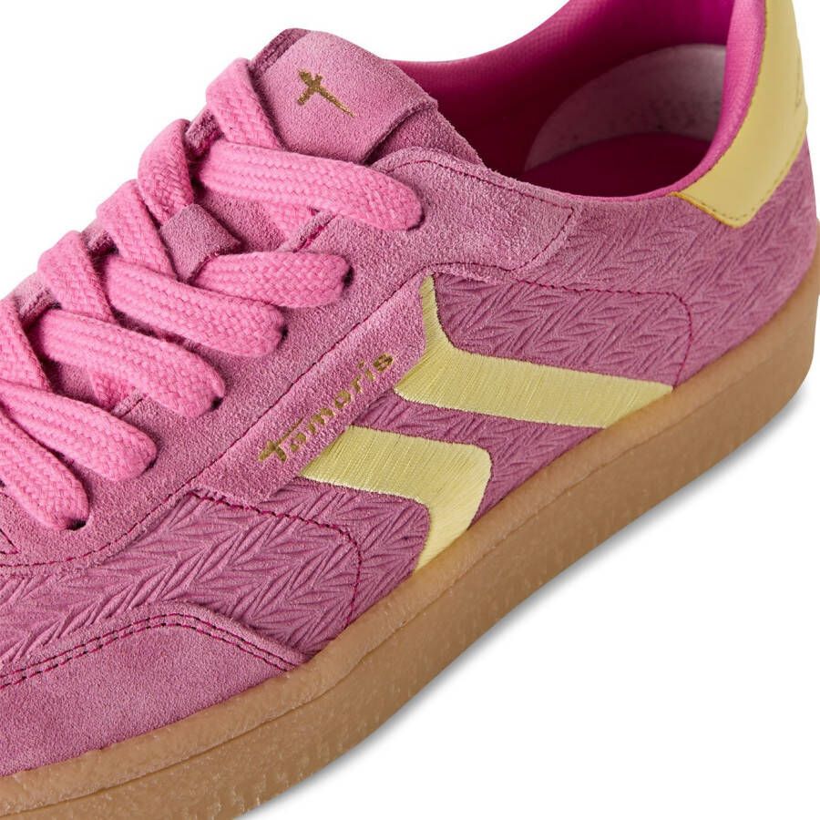 Tamaris Plateausneakers vrijetijdsschoen halfschoen veterschoen met gepolsterde schacht
