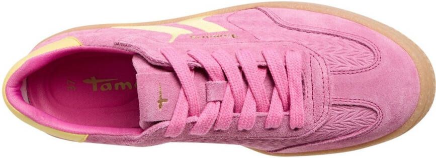 Tamaris Plateausneakers vrijetijdsschoen halfschoen veterschoen met gepolsterde schacht