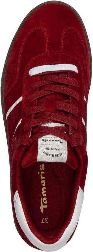 Tamaris Plateausneakers vrijetijdsschoen halfschoen veterschoen met gepolsterde schacht