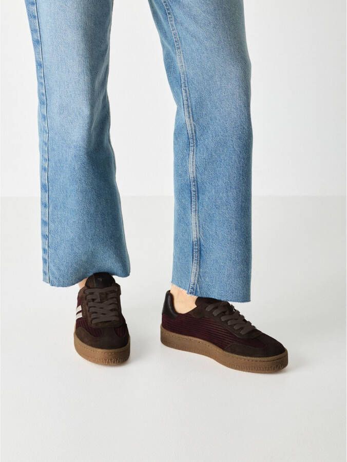 Tamaris Plateausneakers vrijetijdsschoen halfschoen veterschoen met gepolsterde schacht