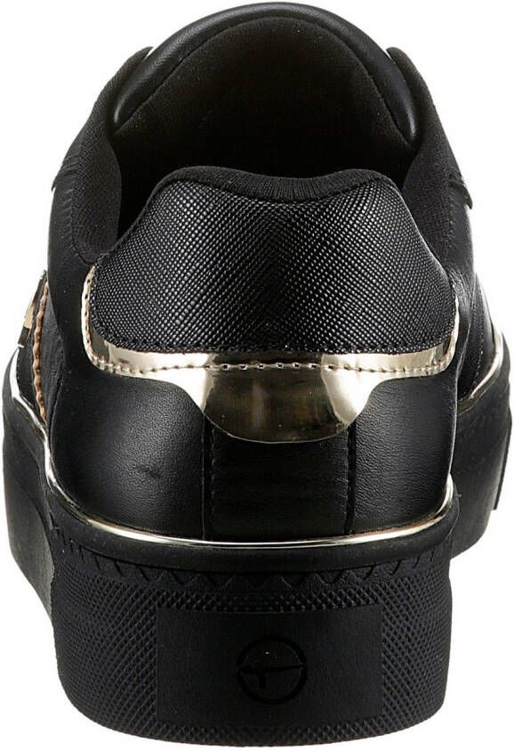 Tamaris Plateausneakers vrijetijdsschoen halfschoen veterschoen met gepolsterde schacht
