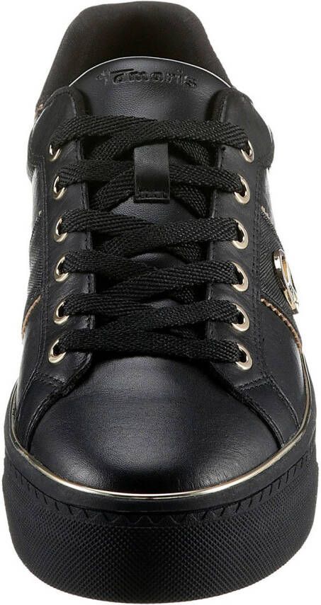 Tamaris Plateausneakers vrijetijdsschoen halfschoen veterschoen met gepolsterde schacht