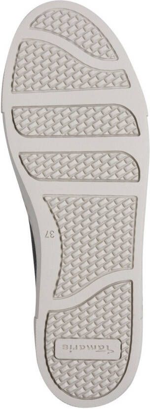 Tamaris Plateausneakers vrijetijdsschoen halfschoen veterschoen met inzetten en glinsterdetails