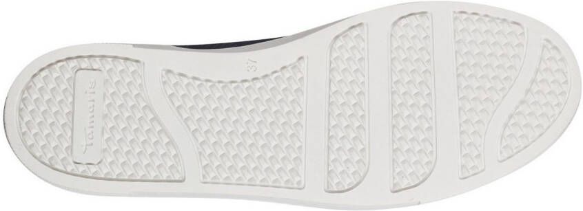 Tamaris Plateausneakers vrijetijdsschoen halfschoen veterschoen met inzetten en glinsterdetails