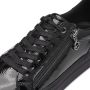 Tamaris Plateausneakers vrijetijdsschoen halfschoen veterschoen met t-logo hanger vegan - Thumbnail 7