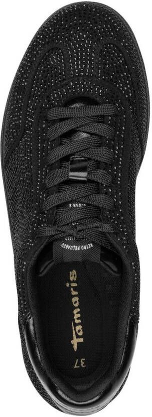 Tamaris Plateausneakers vrijetijdsschoen lage schoen veterschoen in vegan uitvoering