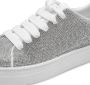 Tamaris Plateausneakers vrijetijdsschoen lage schoen veterschoen in zilver-glitterlook - Thumbnail 6