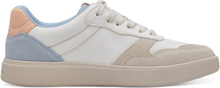 Tamaris Plateausneakers vrijetijdsschoen lage schoen veterschoen met contrastafwerkingen