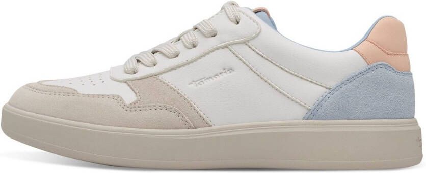 Tamaris Plateausneakers vrijetijdsschoen lage schoen veterschoen met contrastafwerkingen