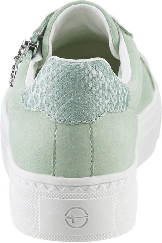 Tamaris Plateausneakers vrijetijdsschoen halfschoen veterschoen met gepolsterde schacht