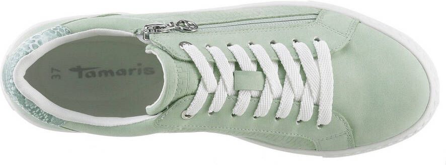 Tamaris Plateausneakers vrijetijdsschoen halfschoen veterschoen met gepolsterde schacht