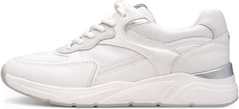 Tamaris Plateausneakers vrijetijdsschoen lage schoen veterschoen met gepolsterde schacht