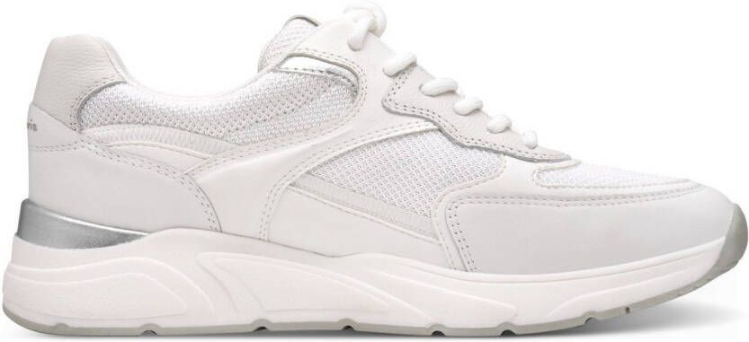 Tamaris Plateausneakers vrijetijdsschoen lage schoen veterschoen met gepolsterde schacht