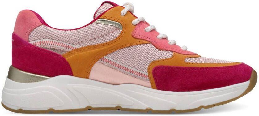 Tamaris Plateausneakers vrijetijdsschoen halfschoen veterschoen met gepolsterde schacht