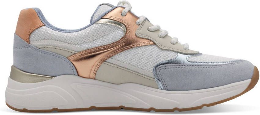 Tamaris Plateausneakers vrijetijdsschoen halfschoen veterschoen met gepolsterde schacht