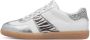 Tamaris Plateausneakers vrijetijdsschoen lage schoen veterschoen met glitter op de hiel - Thumbnail 7