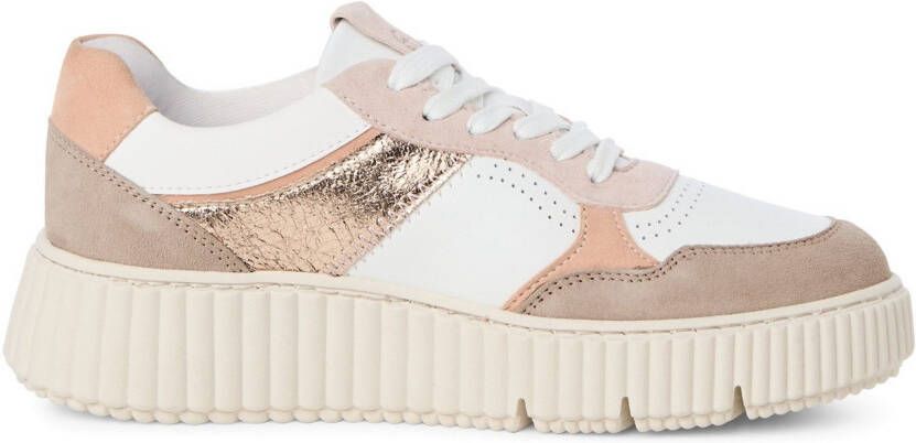 Tamaris Plateausneakers vrijetijdsschoen lage schoen veterschoen met touch-it-technologie