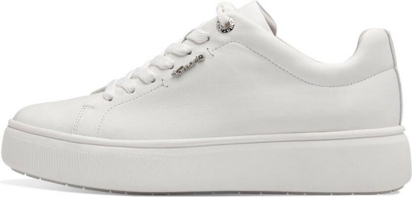 Tamaris Plateausneakers vrijetijdsschoen lage schoen veterschoen met verwisselbare binnenzool