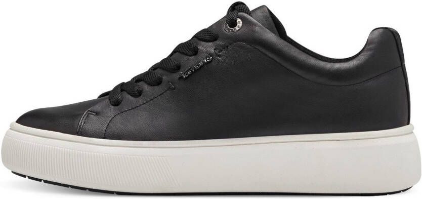 Tamaris Plateausneakers vrijetijdsschoen lage schoen veterschoen met verwisselbare binnenzool