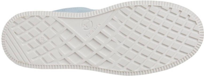 Tamaris Plateausneakers vrijetijdsschoen lage schoen veterschoen met zijlijk logo-opdruk