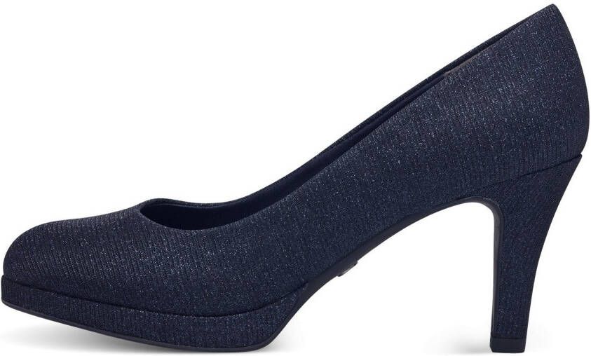 Tamaris Pumps Avondschoen feest schoen met bekleed trechterhak smalle vorm