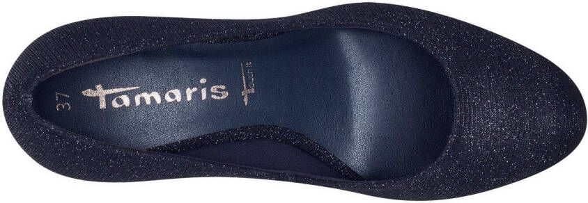 Tamaris Pumps Avondschoen feest schoen met bekleed trechterhak smalle vorm