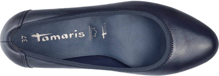 Tamaris Pumps sleehak lage schoen instapschoen met comfortabele elastische afwerking