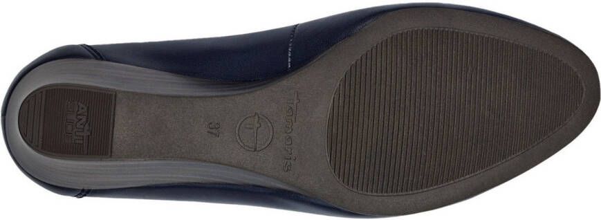 Tamaris Pumps sleehak lage schoen instapschoen met comfortabele elastische afwerking