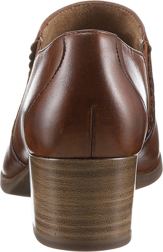 Tamaris Pumps Oceana blokhak business schoen instapschoen met stretchinzetten