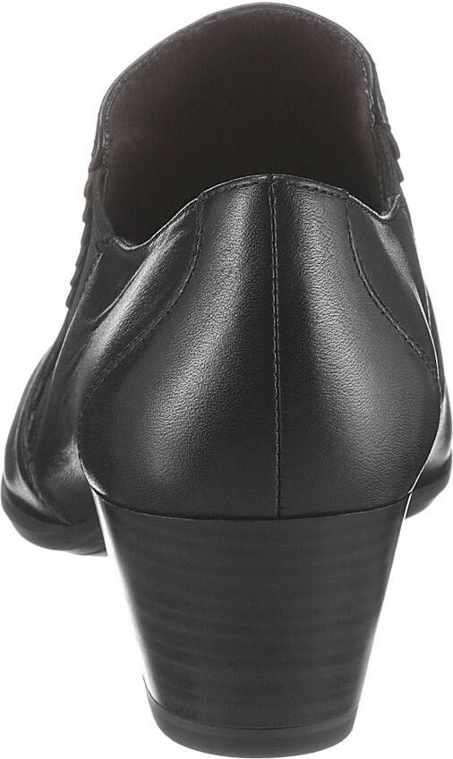 Tamaris Pumps Oceana blokhak business schoen instapschoen met stretchinzetten
