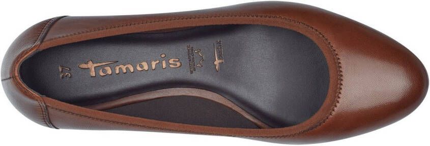 Tamaris Pumps sleehak lage schoen instapschoen met comfortabele elastische afwerking