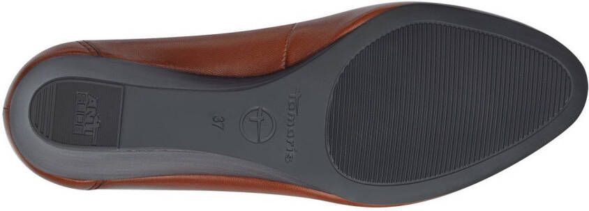 Tamaris Pumps sleehak lage schoen instapschoen met comfortabele elastische afwerking