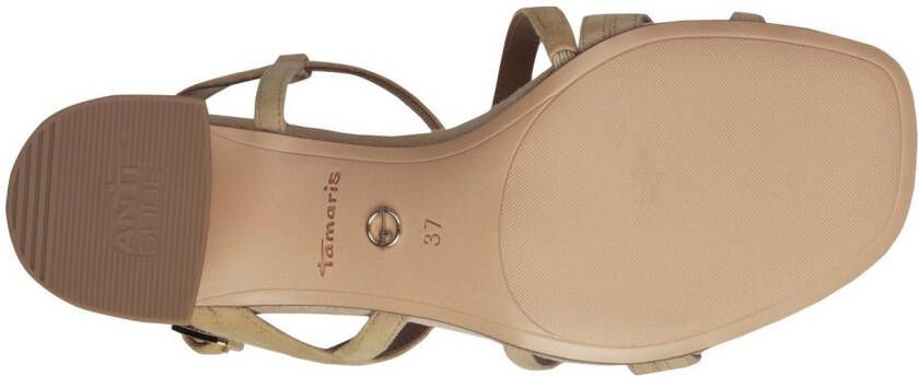 Tamaris Sandaaltjes blokhak avondschuh zomerschoen met verstelbare gesp