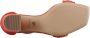 Tamaris Stijlvolle zwarte leren hoge hak sandalen Black Dames - Thumbnail 98