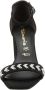Tamaris Stijlvolle zwarte leren hoge hak sandalen Black Dames - Thumbnail 93