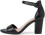 Tamaris Zwarte Leren Hoge Hak Sandalen Black Dames - Thumbnail 71
