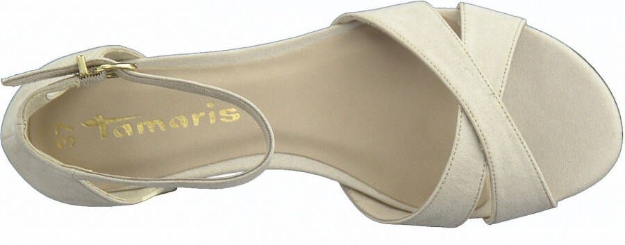 Tamaris Sandaaltjes blokhak zomerschoen sandalette met kruisband