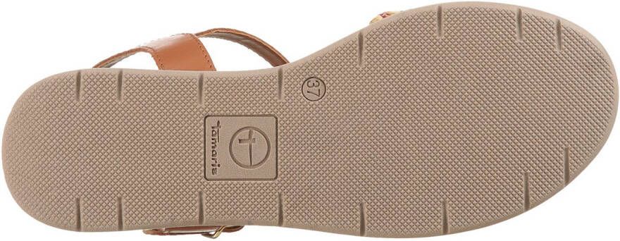 Tamaris Sandaaltjes zomerschoen sandaal plateauhak met comfortabele binnenzool
