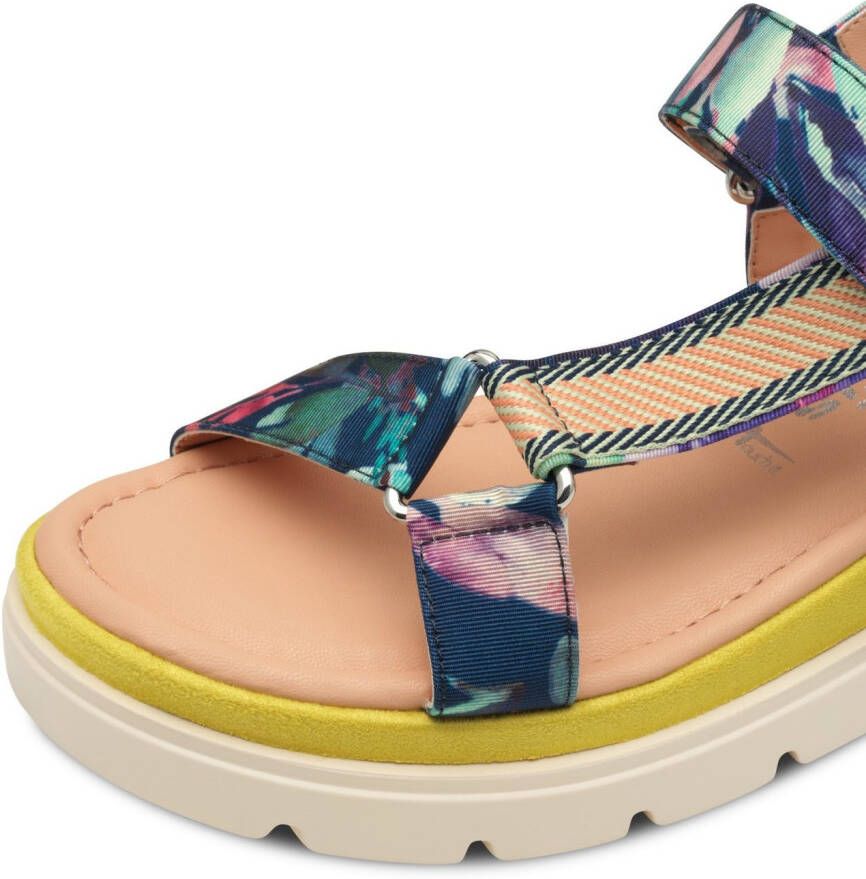 Tamaris Sandalen plateau zomerschoen sandalette met touch it-uitrusting