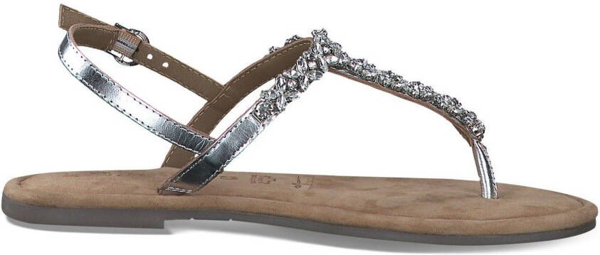 Tamaris Sandalen zomerschoen sandaal riemchensandale met fonkelende steentjes