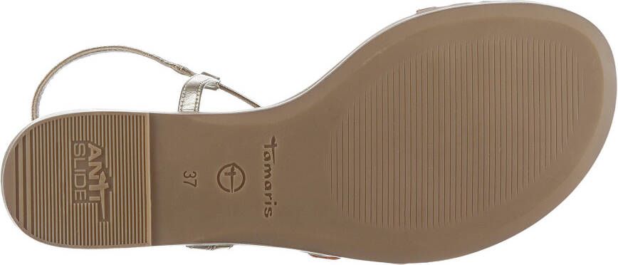 Tamaris Sandalen zomerschoen sandaal wig hak met smalle bandjes