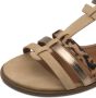 Tamaris Sandalen sandalette zomerschoen met afwerking in leeuwen- en metalliclook - Thumbnail 5