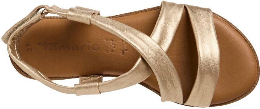 Tamaris Sandalen zomerschoen sandalette met klittenband aan het riempje