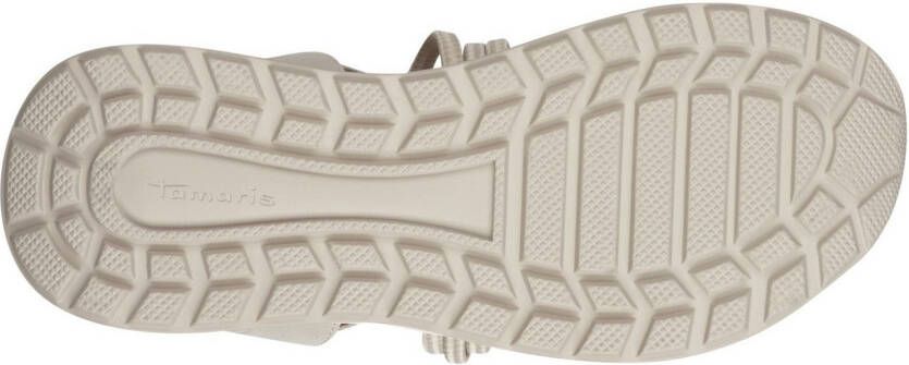 Tamaris Sleehaksandaaltjes plateau comfortabele schoen sandaal met elastische gekruiste riempjes