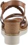 Tamaris Sandalen met hak cognac Synthetisch Dames - Thumbnail 10