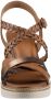 Tamaris Sandalen met hak cognac Synthetisch Dames - Thumbnail 12